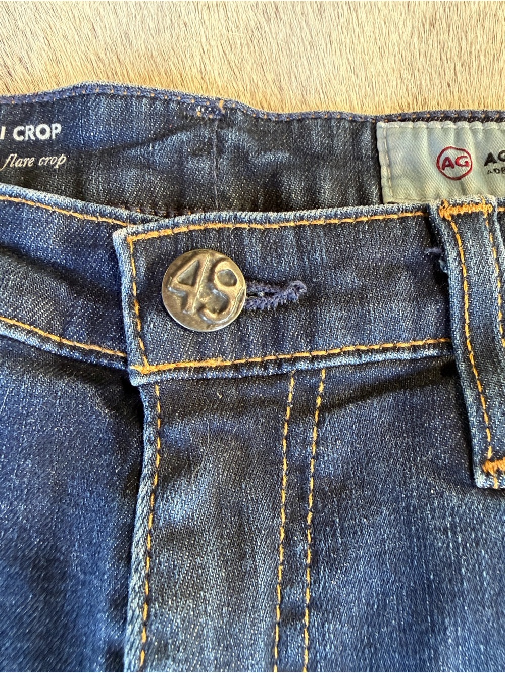 Ag Adriano Goldschmied Jeans Dark Blue Rolled-Hem  Shorts AG-ED DENIM 30‎ - Picture 14 of 17